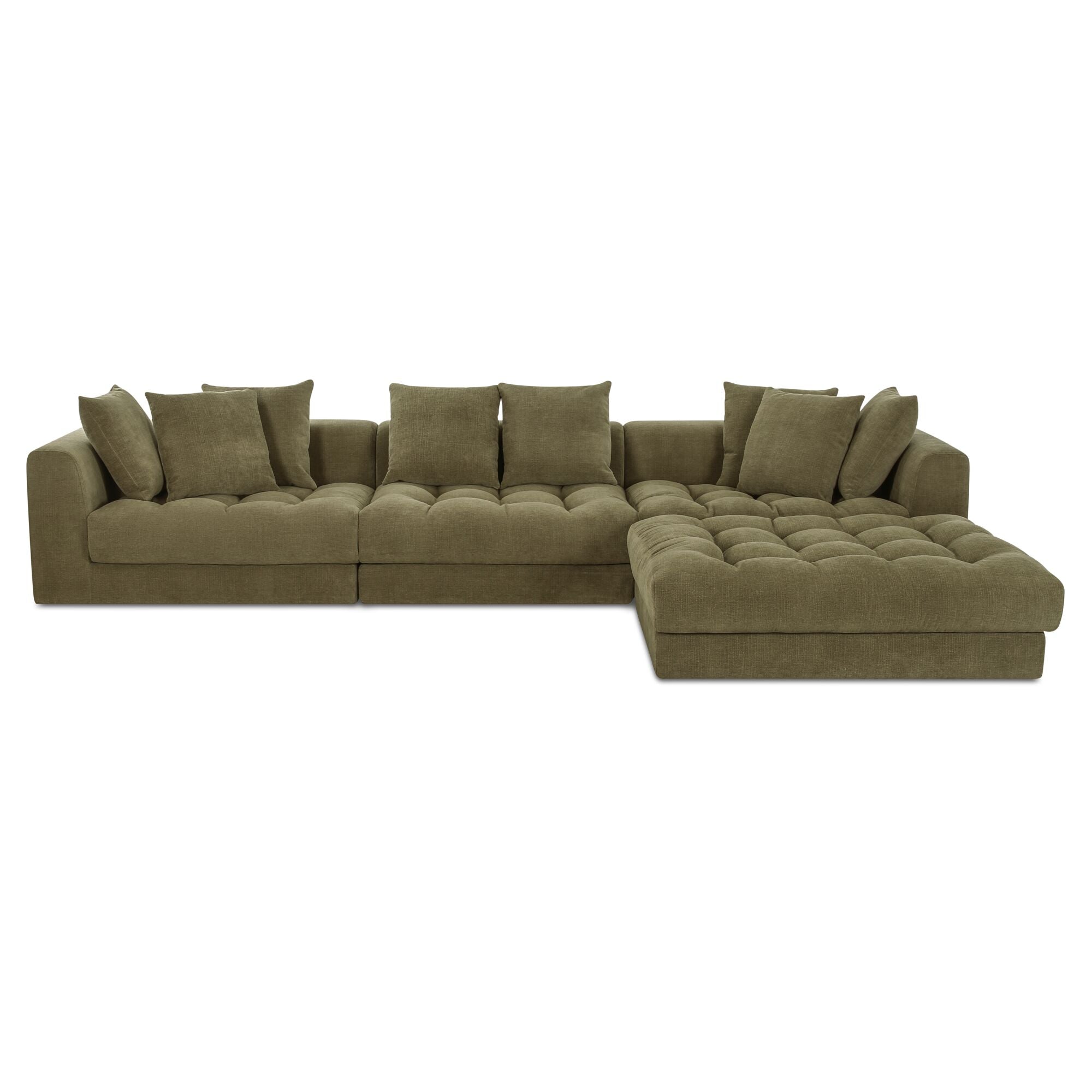 Davie Lounge Modular Sectional Olive