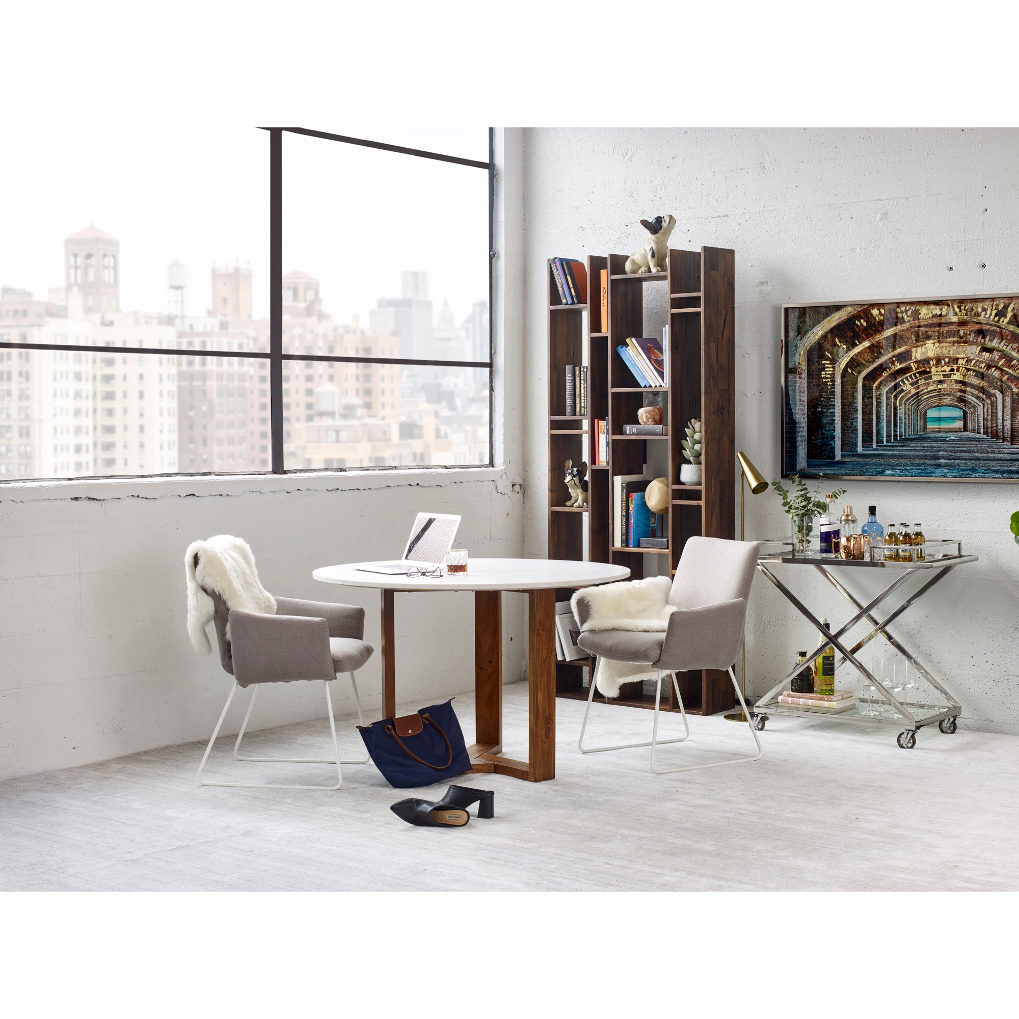 Trumpet Floor Lamp Gold