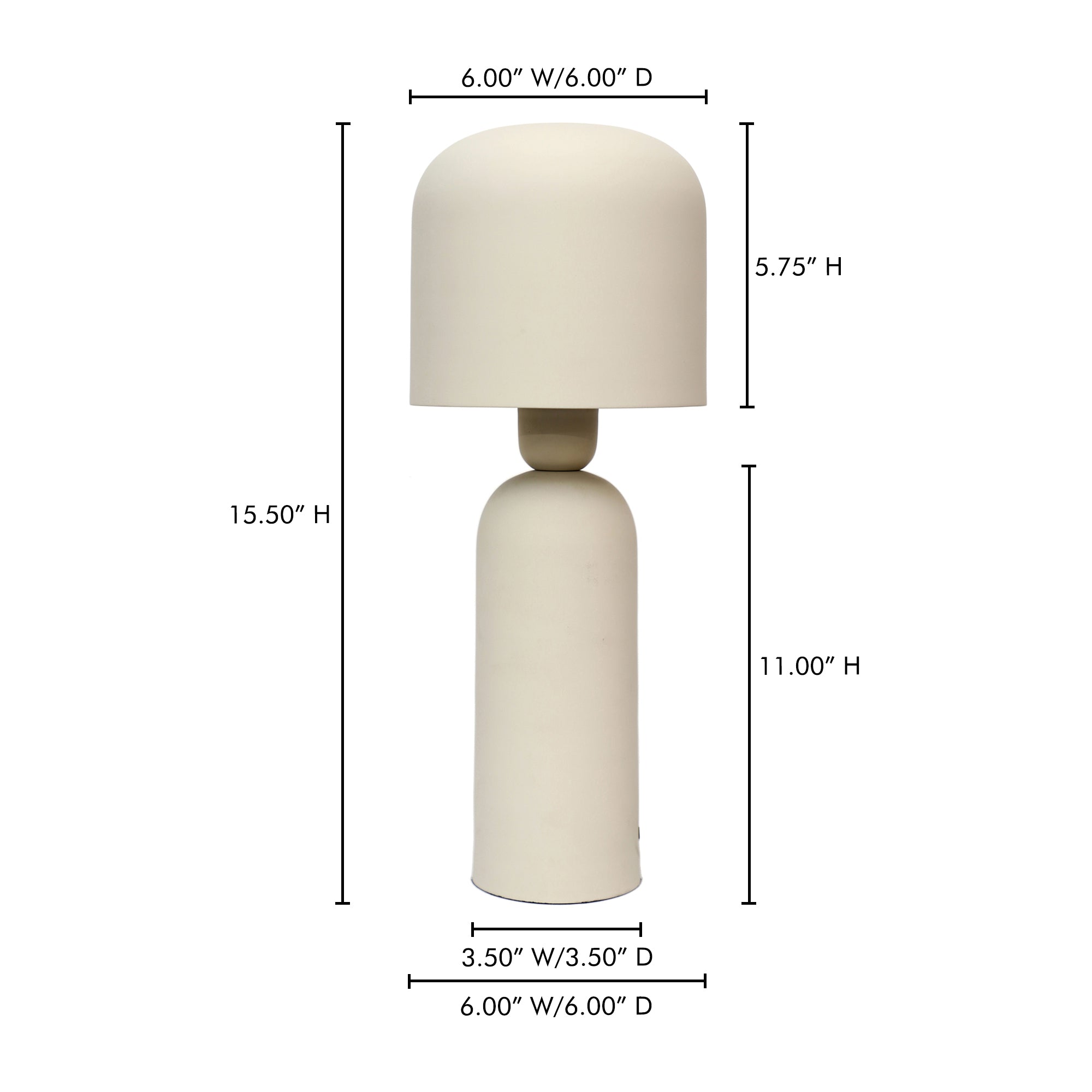 Echo Lamp Cream