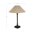Mayfair Table Lamp Brown