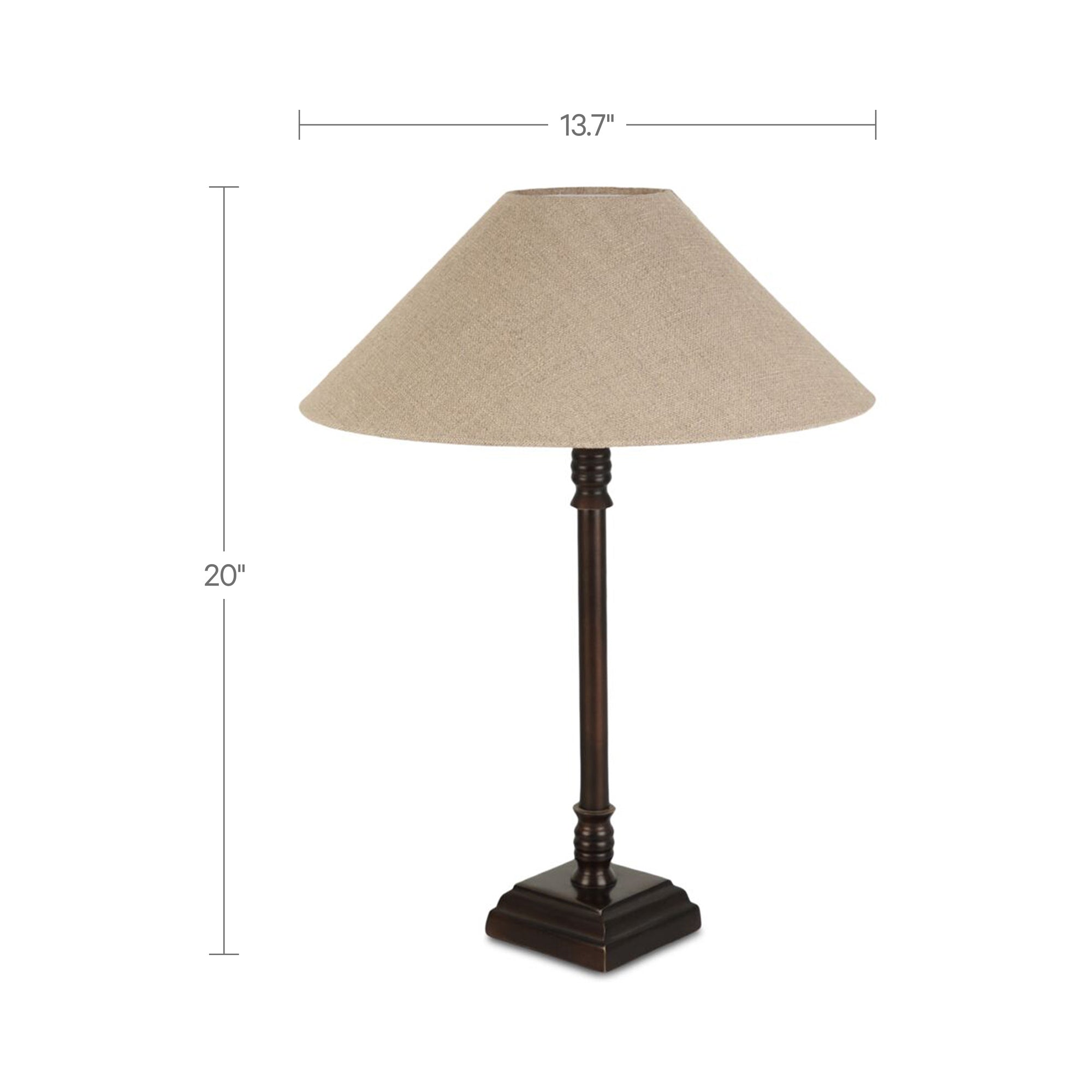 Mayfair Table Lamp Brown