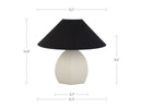 Keeley Table Lamp White