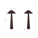 Gigi Floor Lamp Dark Brown