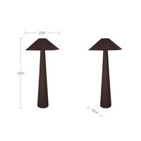 Gigi Floor Lamp Dark Brown