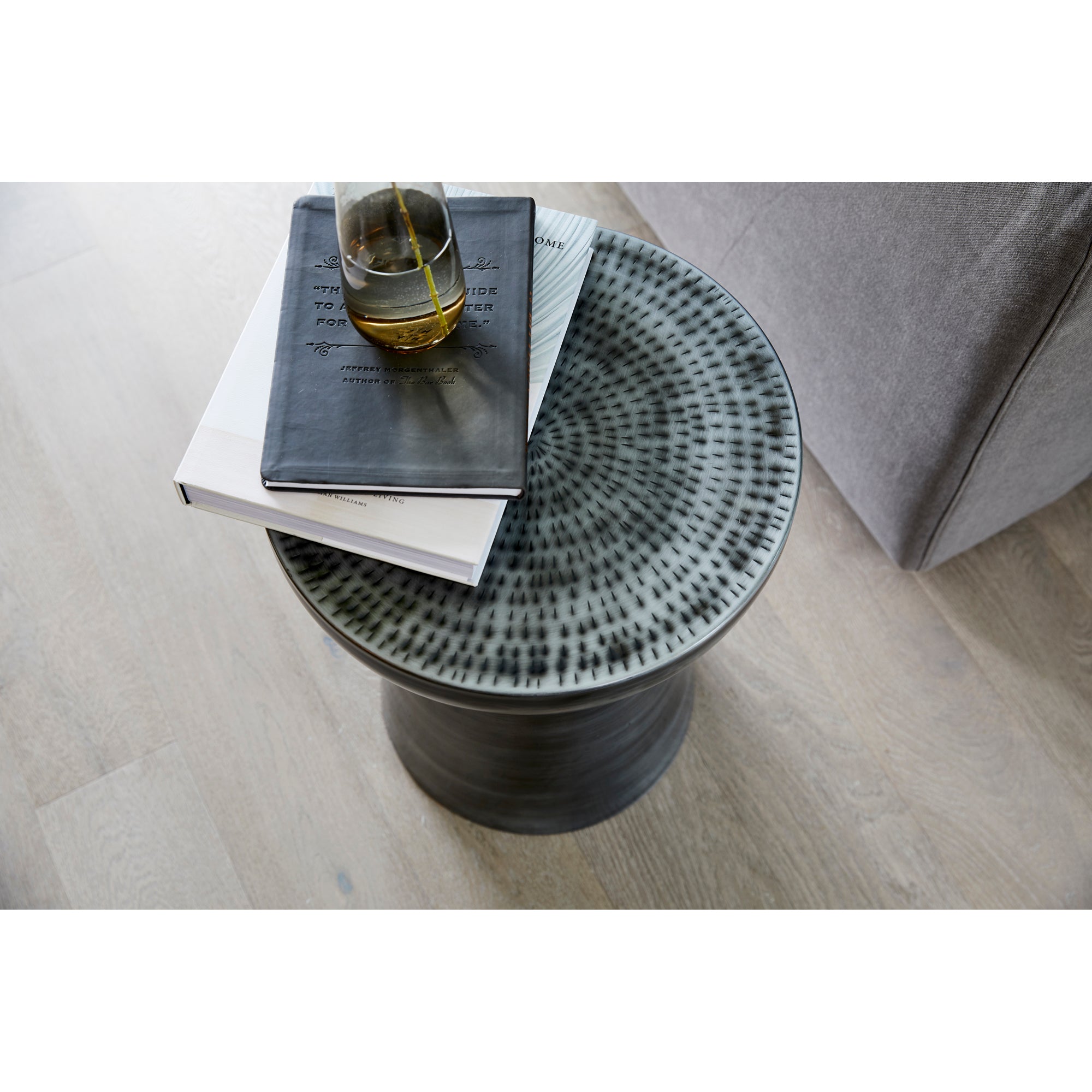 Arthur Accent Table Antique Nickel