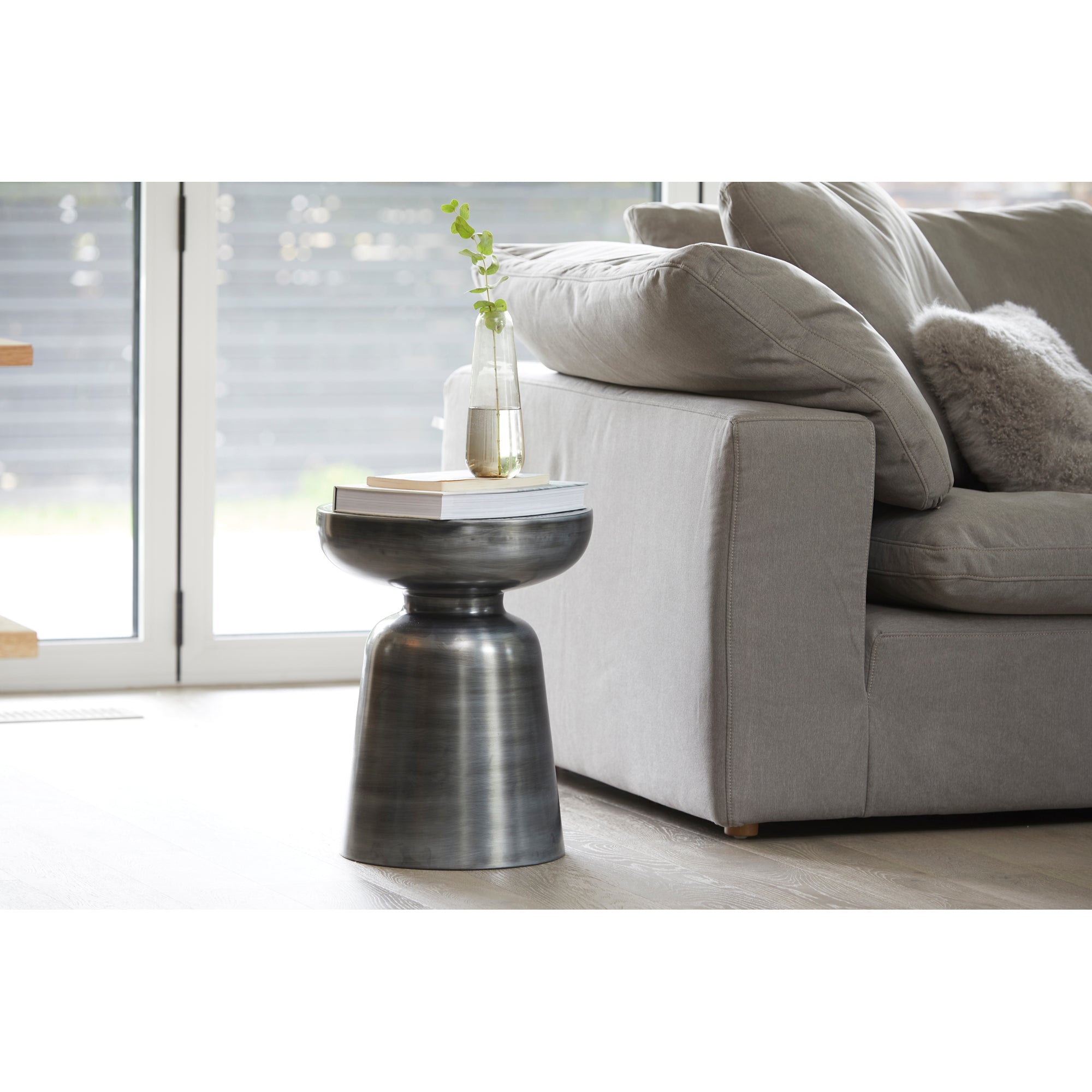 Arthur Accent Table Antique Nickel