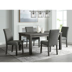 Oak-Lawn-5PC-Dining-Set-in-Grey-Table-&-Four-Chairs