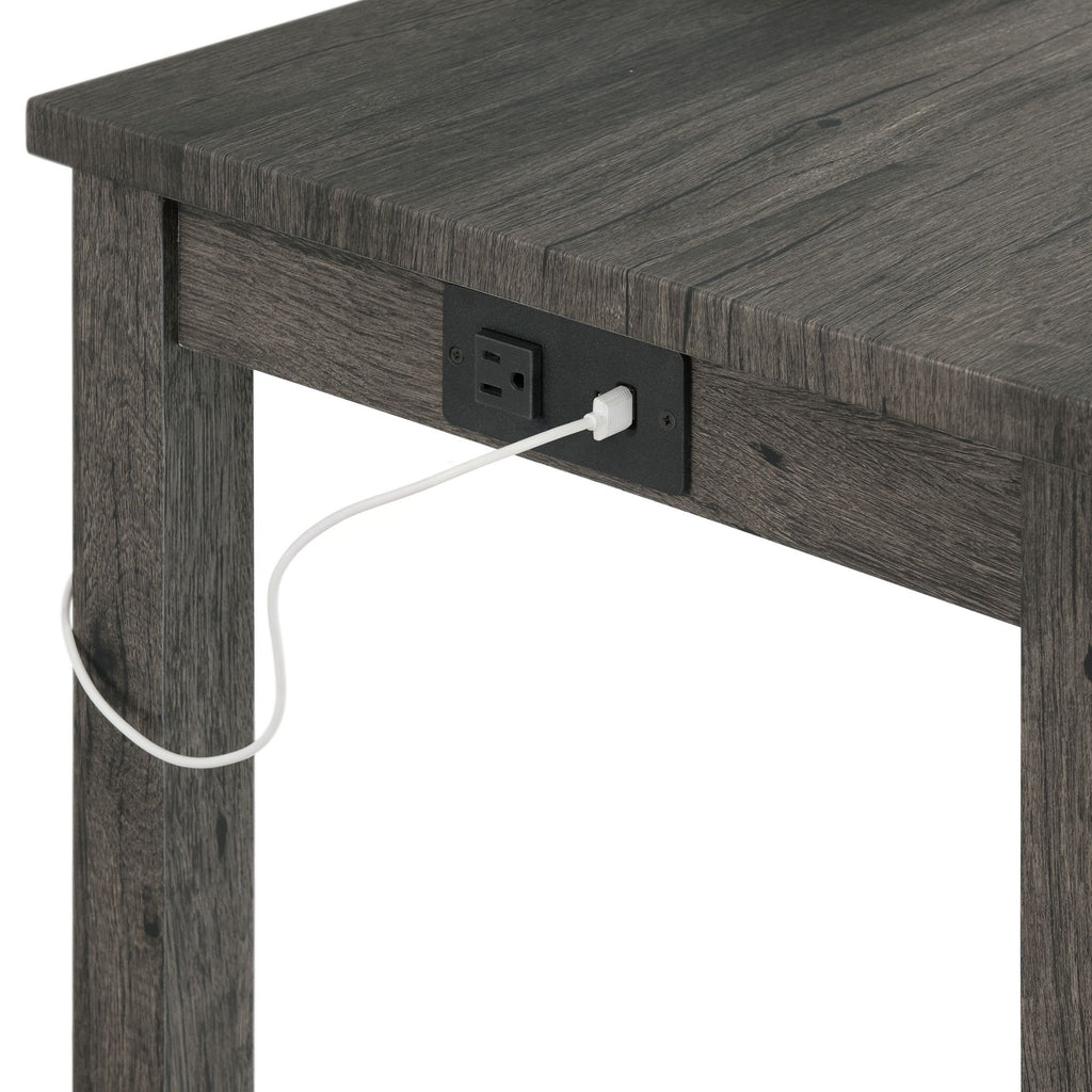 Oak-Lawn-Charcoal-Grey-Bar-Table-Single-Pack-(Table-+-3-Grey-Fabric-Stools)