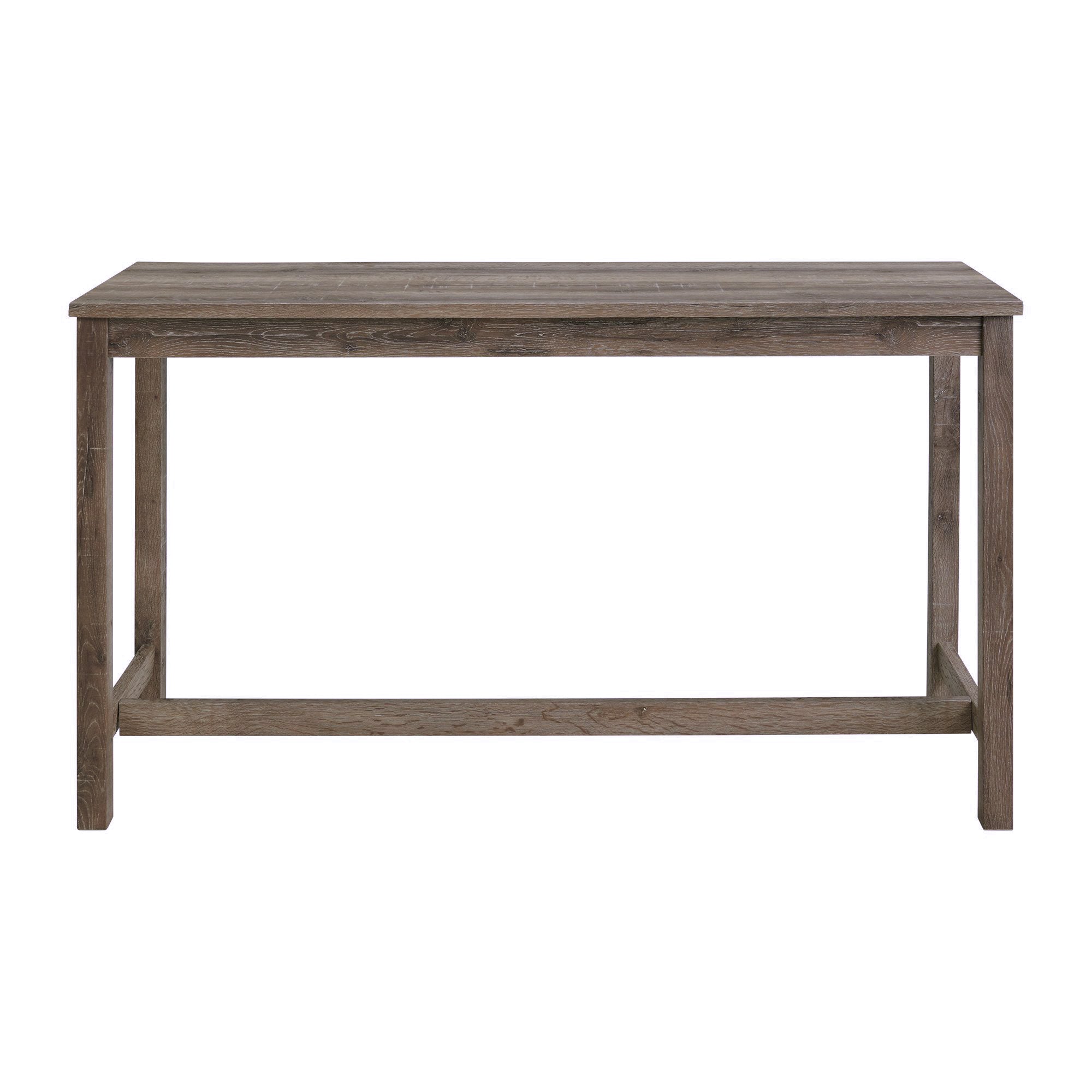 Oak-Lawn-Grey-Bar-Table-Single-Pack-(Table-+-3-Tan-Fabric-Stools)