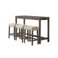 Oak-Lawn-Grey-Bar-Table-Single-Pack-(Table-+-3-Tan-Fabric-Stools)