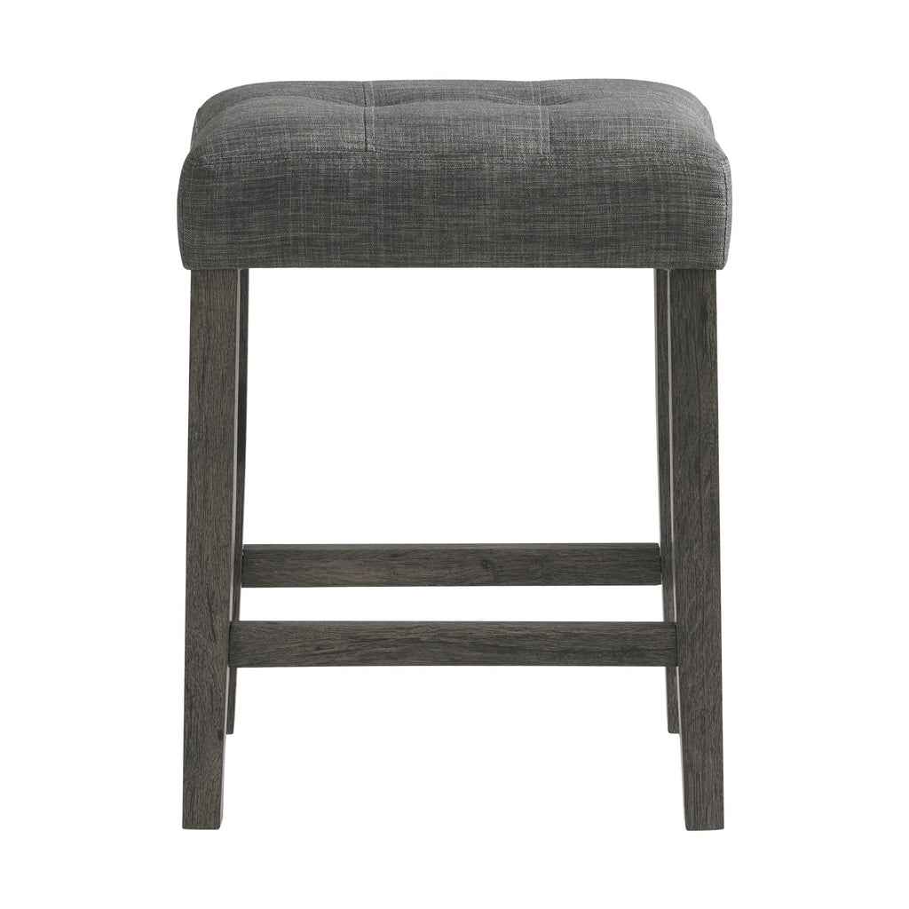 Oak-Lawn-Charcoal-Grey-Bar-Table-Single-Pack-(Table-+-3-Grey-Fabric-Stools)