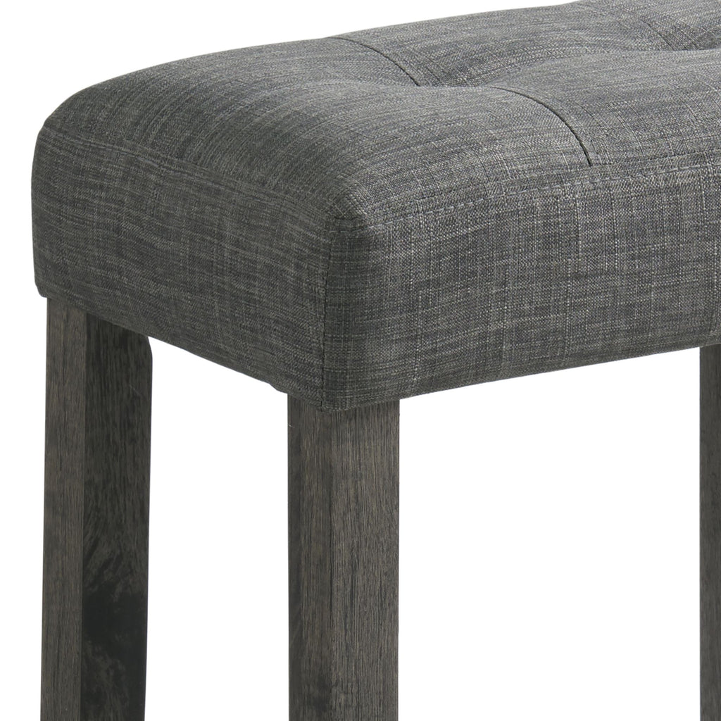 Oak-Lawn-Charcoal-Grey-Bar-Table-Single-Pack-(Table-+-3-Grey-Fabric-Stools)