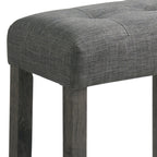 Oak-Lawn-Charcoal-Grey-Bar-Table-Single-Pack-(Table-+-3-Grey-Fabric-Stools)