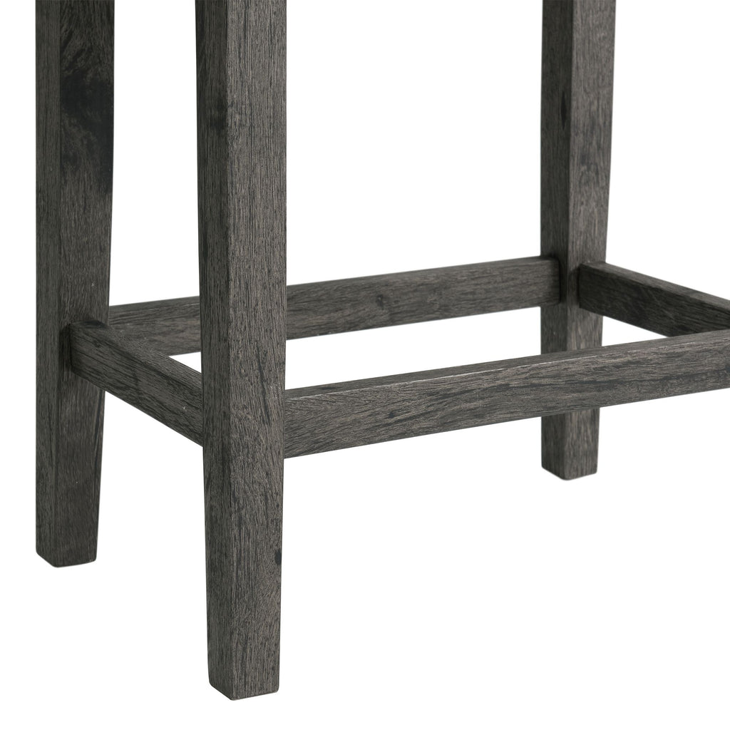 Oak-Lawn-Charcoal-Grey-Bar-Table-Single-Pack-(Table-+-3-Grey-Fabric-Stools)
