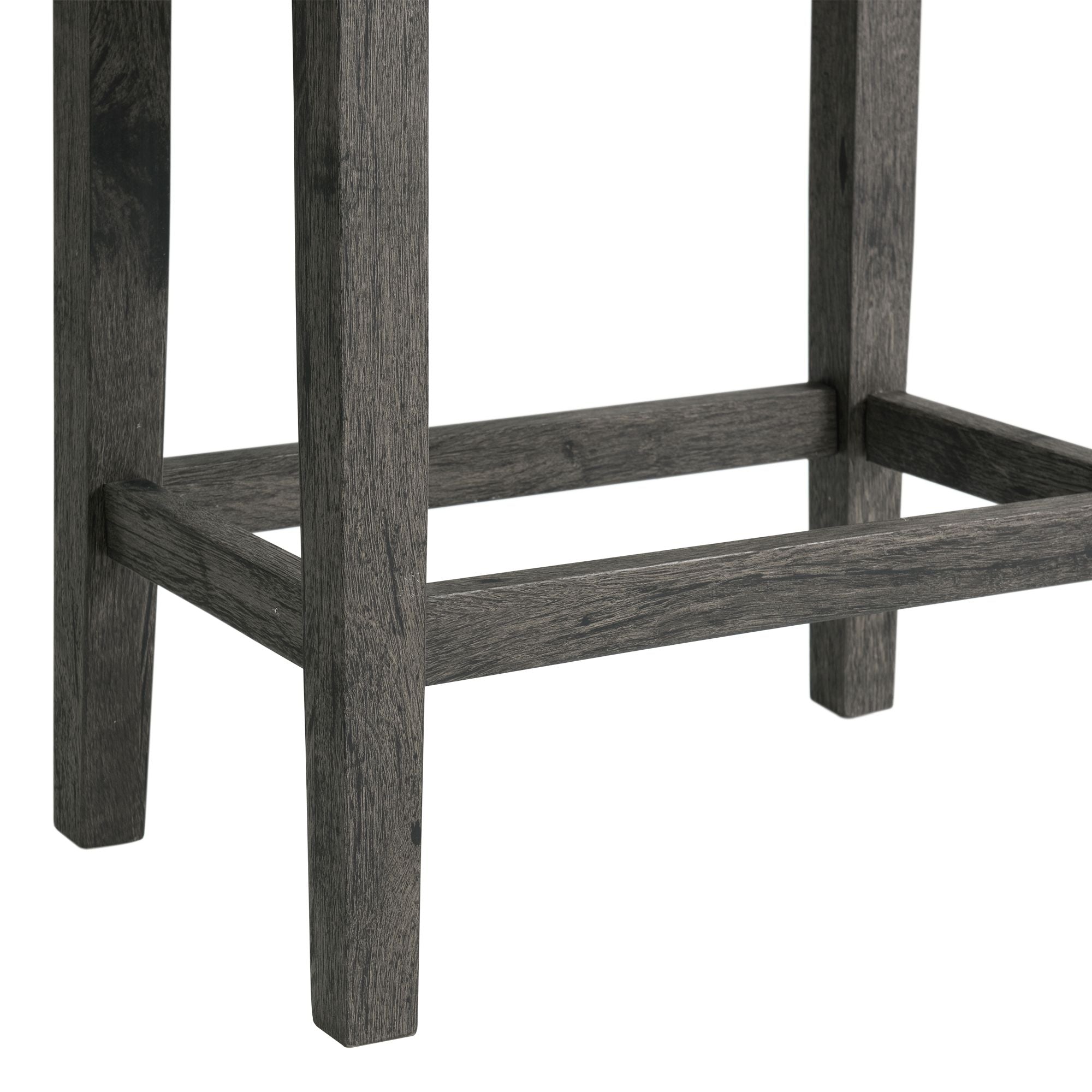 Oak-Lawn-Charcoal-Grey-Bar-Table-Single-Pack-(Table-+-3-Grey-Fabric-Stools)