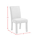 Oak-Lawn-5PC-Dining-Set-in-Grey-Table-&-Four-Chairs