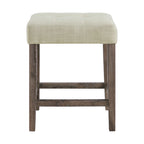 Oak-Lawn-Grey-Bar-Table-Single-Pack-(Table-+-3-Tan-Fabric-Stools)