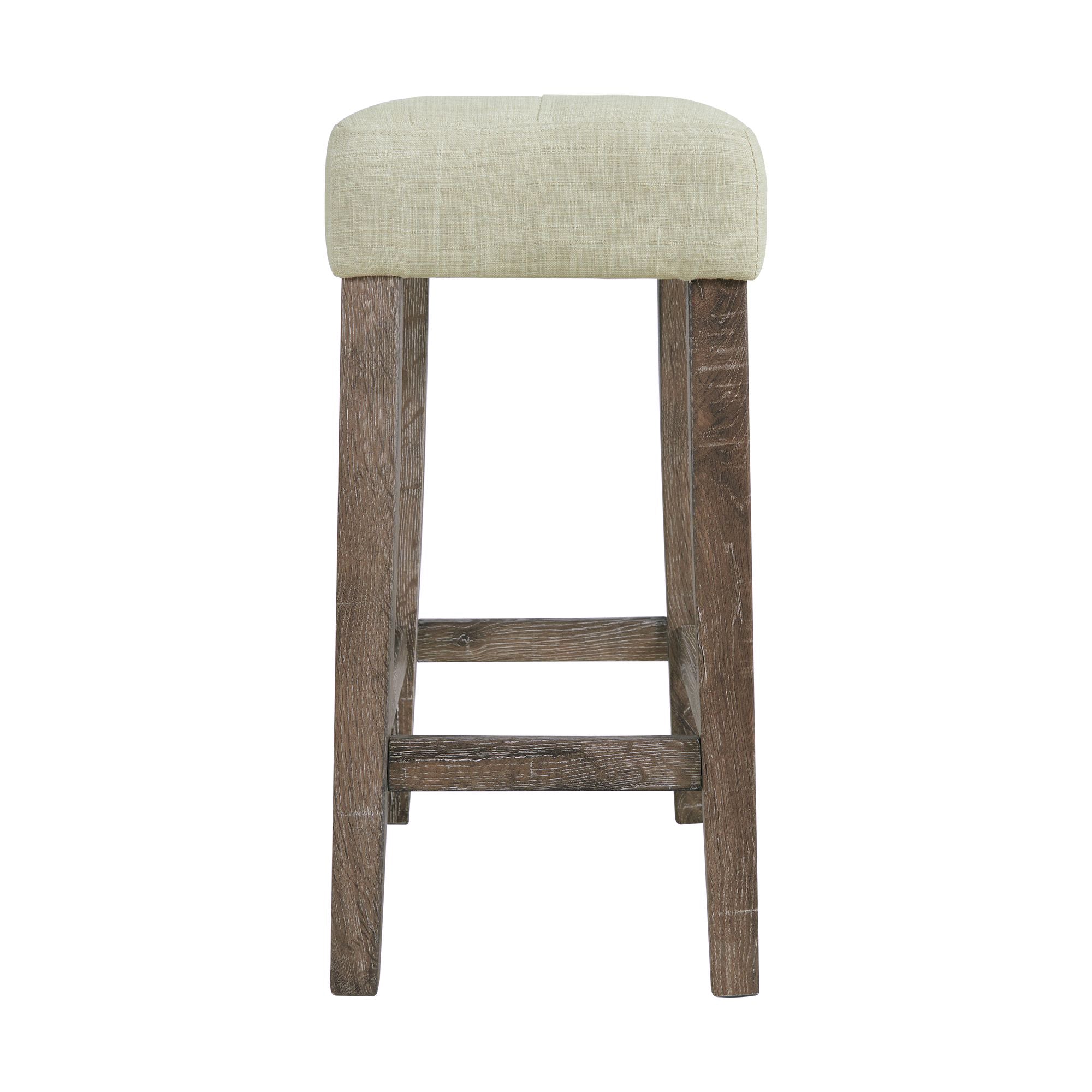 Oak-Lawn-Grey-Bar-Table-Single-Pack-(Table-+-3-Tan-Fabric-Stools)