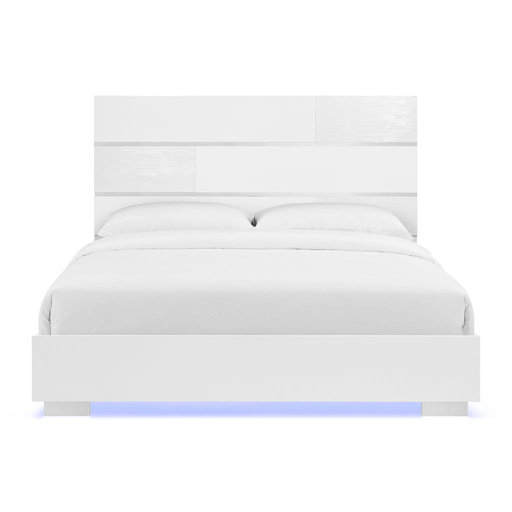 Ocean-Drive-Queen-Bed-with-Blue-LED-in-White