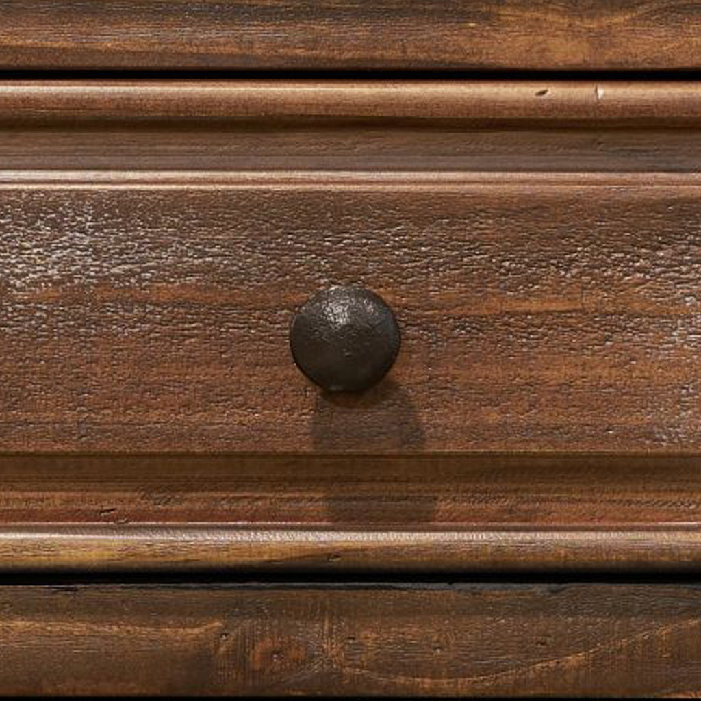Olivia-Brown-Dresser-&-Mirror-Set