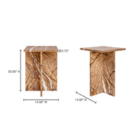 Blair Accent Table Golden Forest Marble