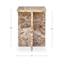 Blair Accent Table Panther Marble