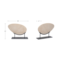 Galen Sculpture Botticino Beige Marble