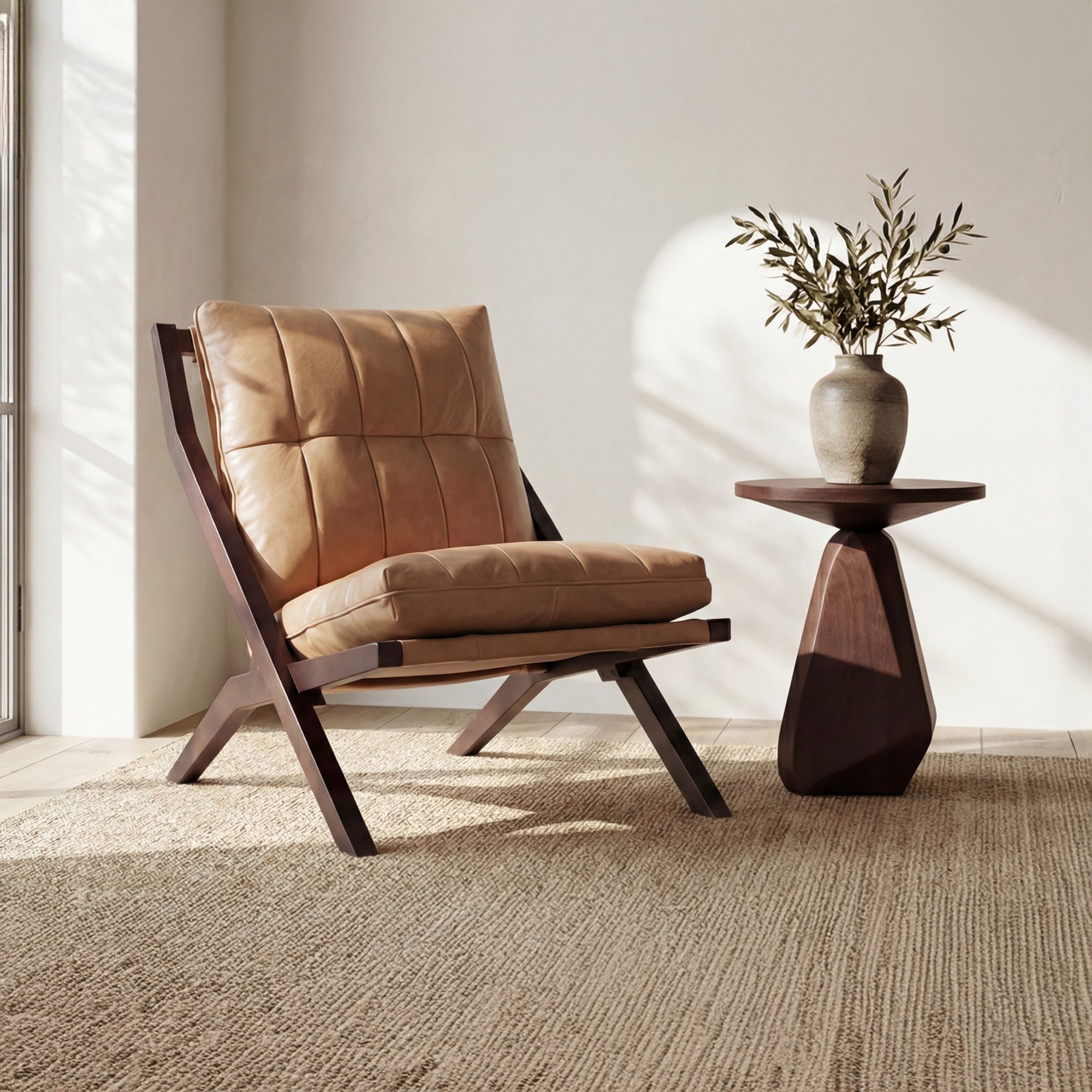 Harley Side Table Dark Brown