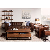 Salzburg Club Chair Dark Brown Leather