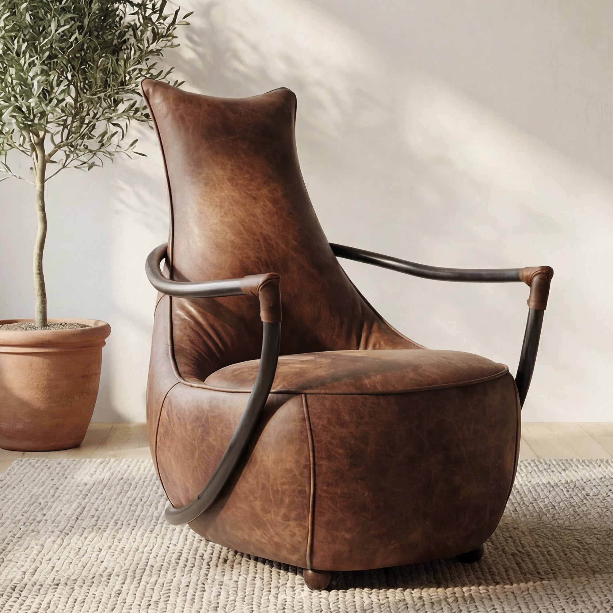 Carlisle Club Chair Brown