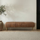 Endora Bench Open Road Brown