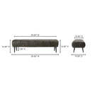 Endora Bench Charred Olive