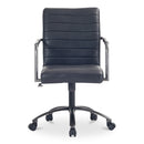 Roy Office Chair Black Leather