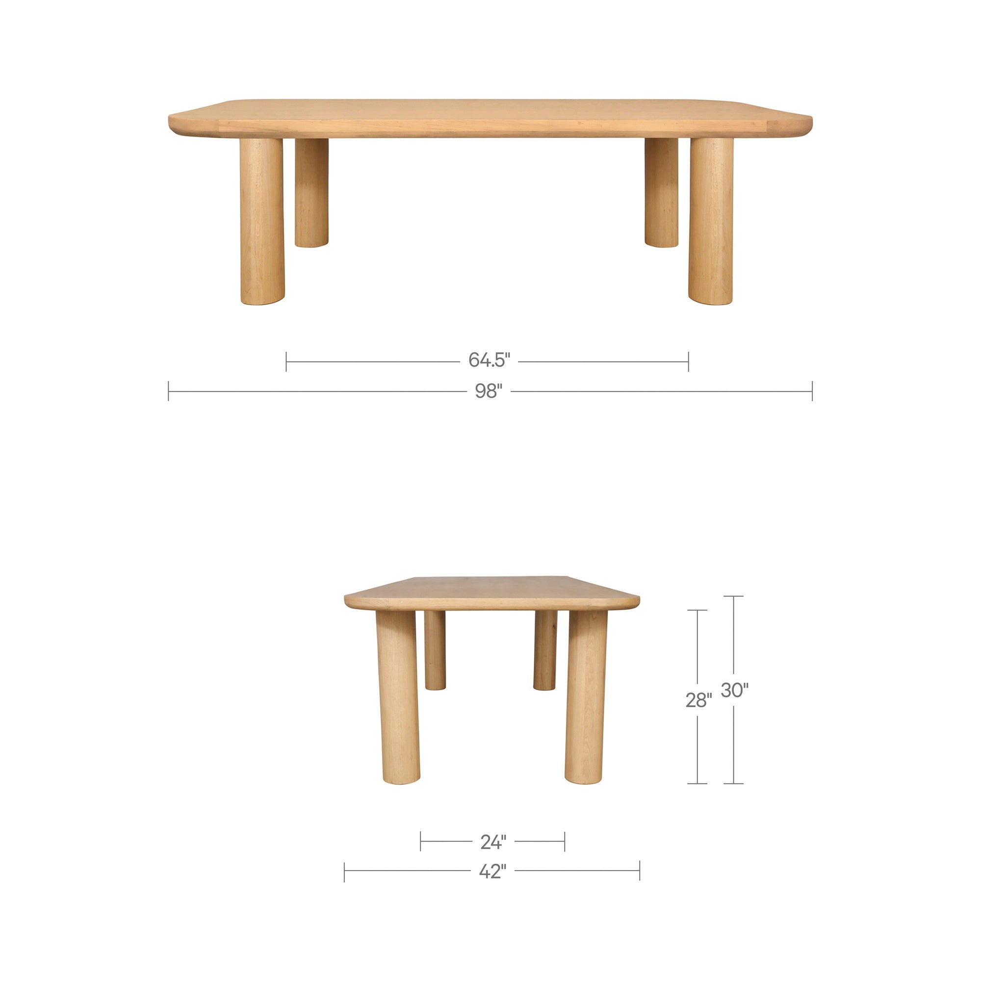 Anders Dining Table Large Natural