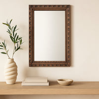 Holland Mirror Large Brown