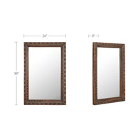Holland Mirror Large Brown