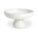 Palermo Pedestal Bowl White Marble