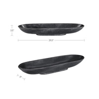 Venetia Tray Black Marble