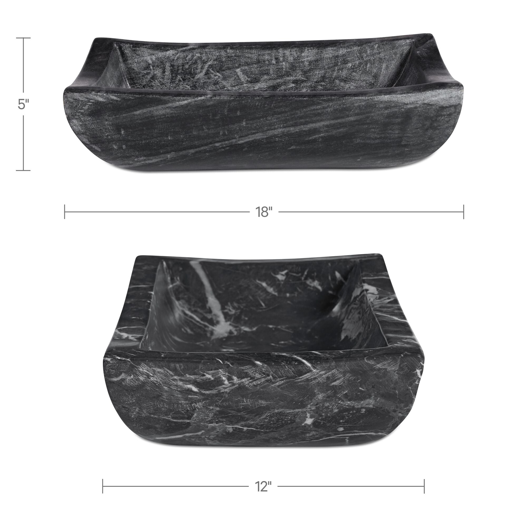 Piero Basin Black Marble