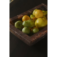 Piero Basin Deep Red Marble