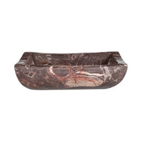 Piero Basin Deep Red Marble
