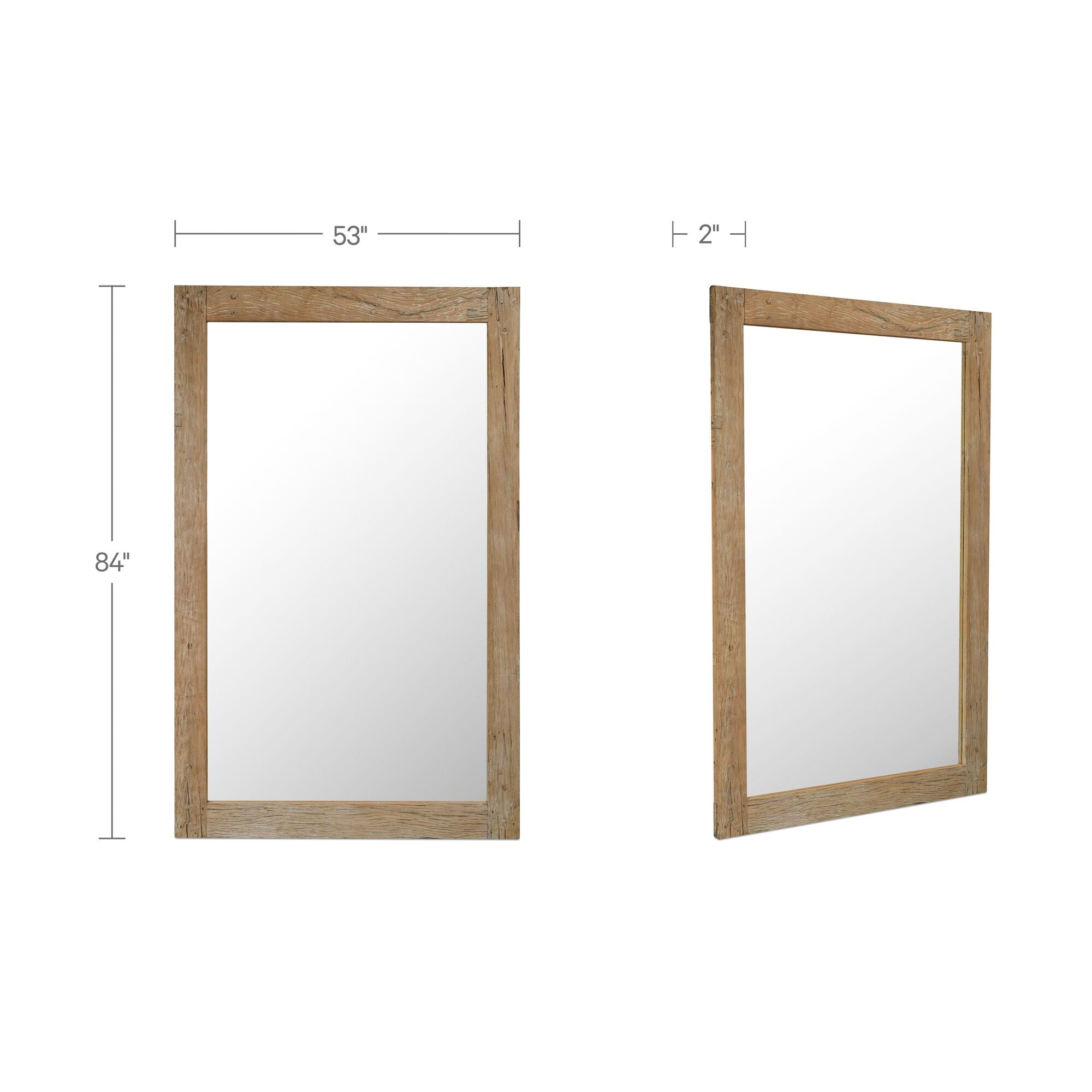 Orchard Reclaimed Wood Floor Mirror