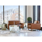 Pacer Loveseat in Fiero Tan (top Grain/Pvc)