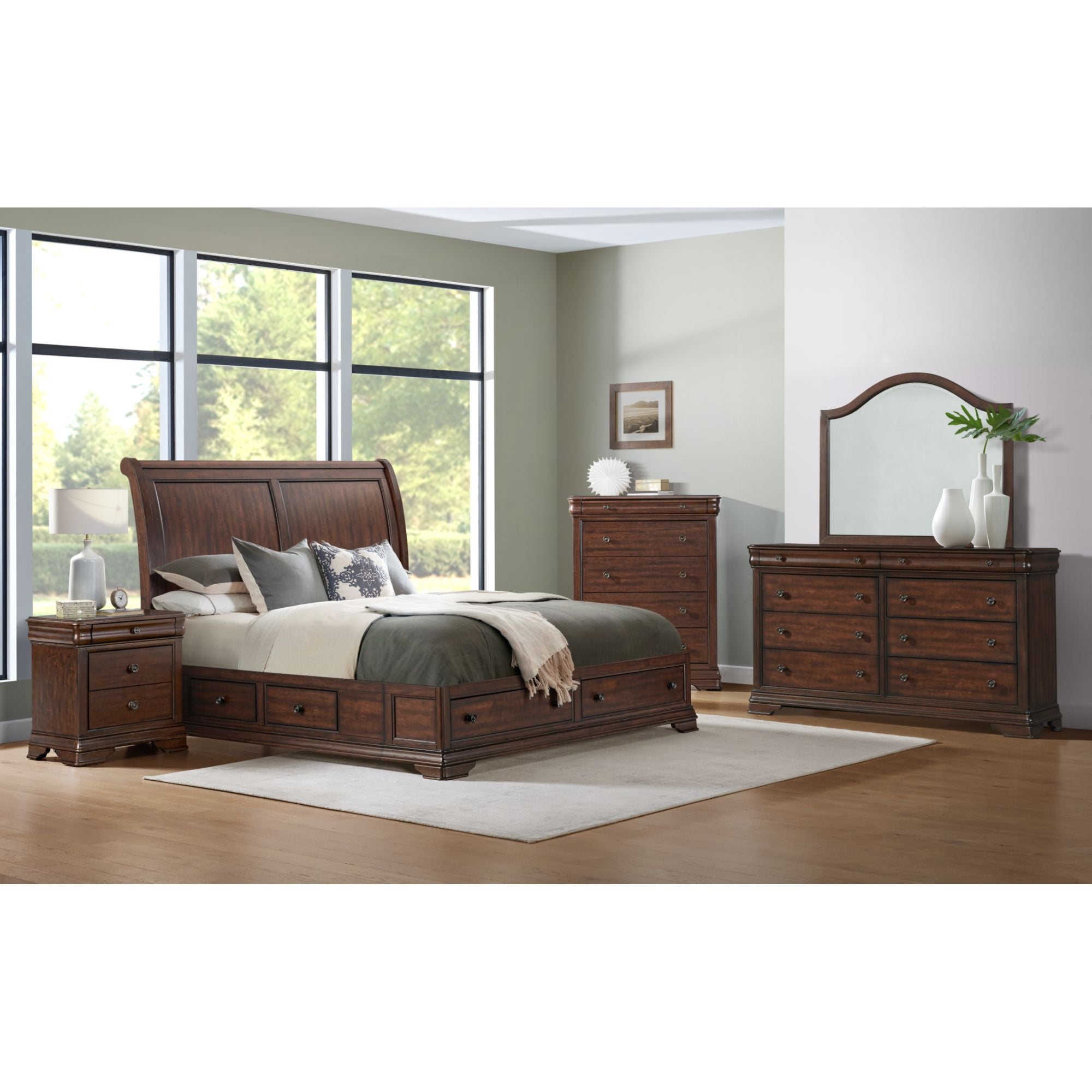 Phillipe 8 Drawer Dresser in Cherry