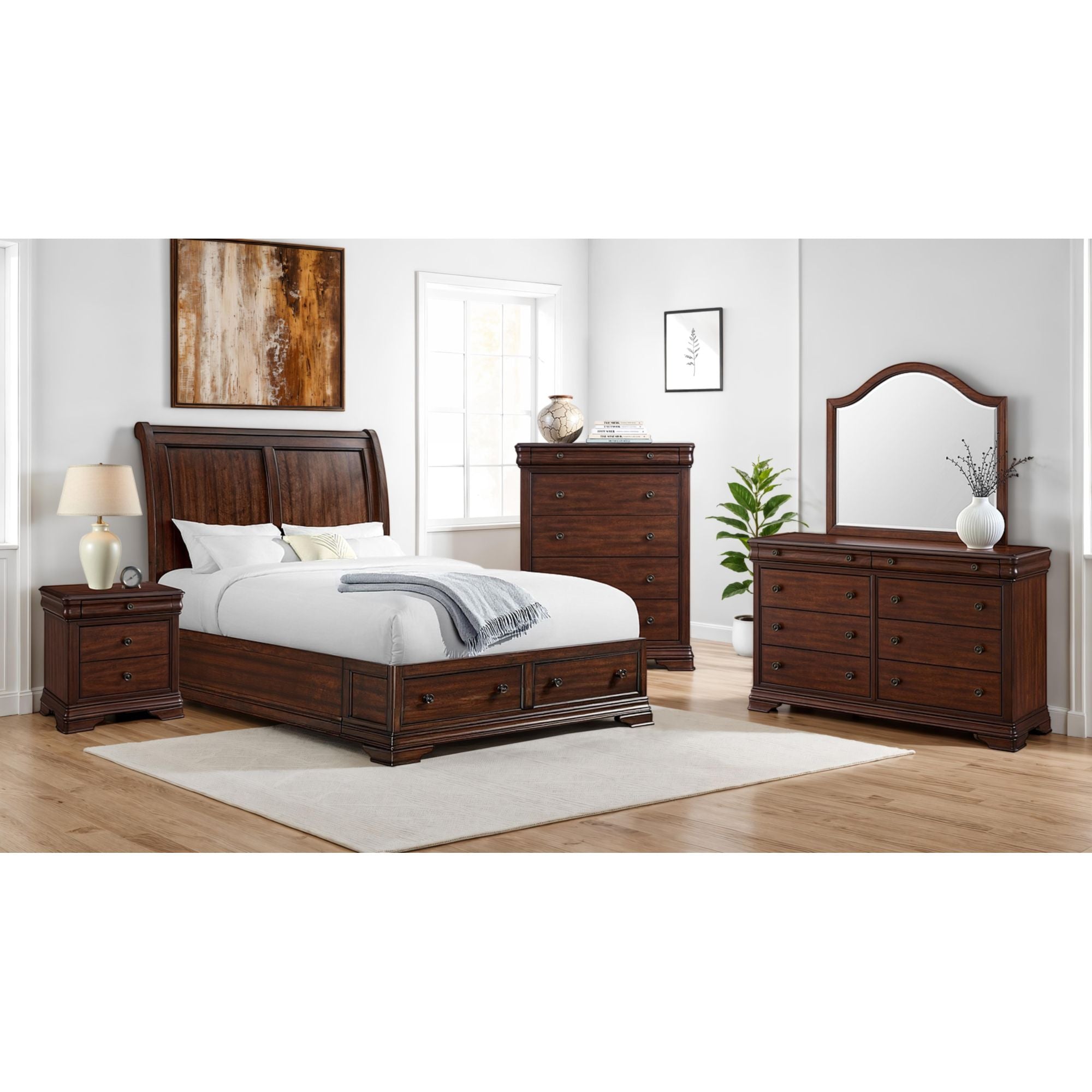 Phillipe 8 Drawer Dresser in Cherry