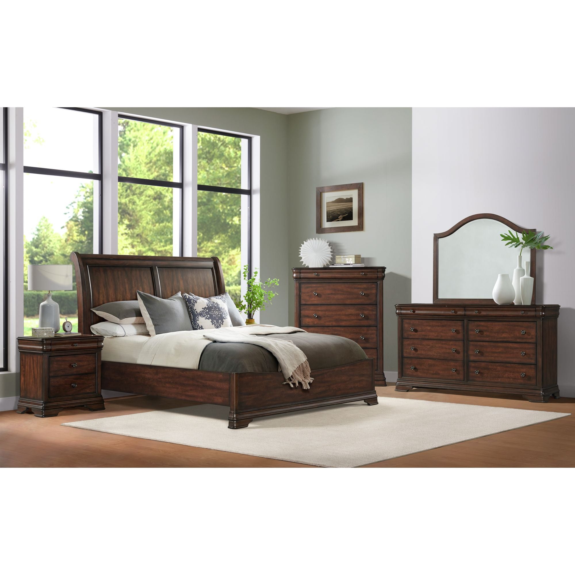 Phillipe 8 Drawer Dresser in Cherry