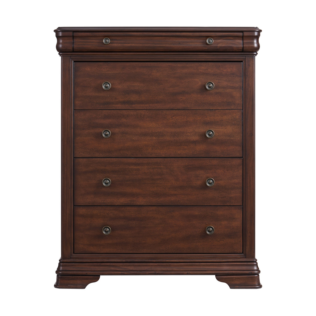 Phillipe 5 Drawer Chest in Cherry
