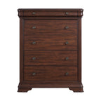 Phillipe 5 Drawer Chest in Cherry