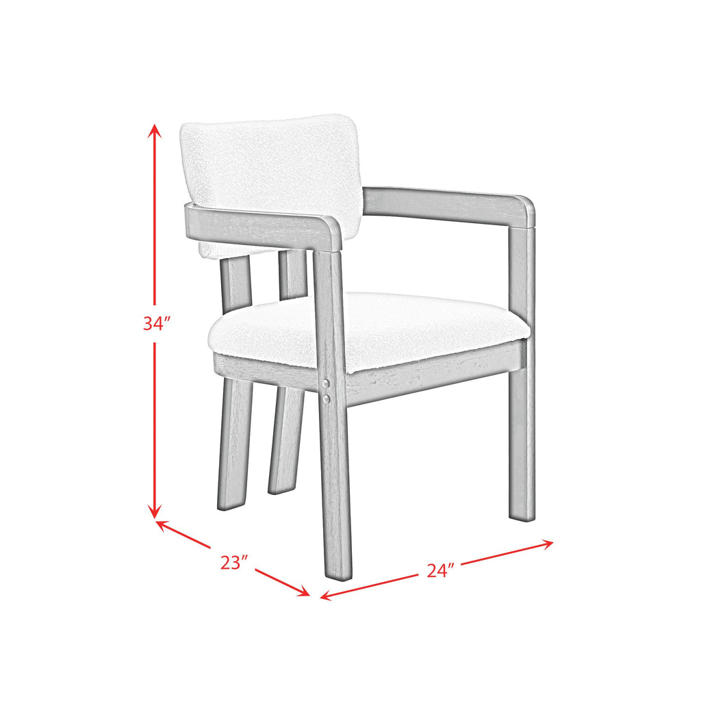 Portland-Arm-Chair-with-Snow-White-Fabric-in-Black-(2-Per-Carton)