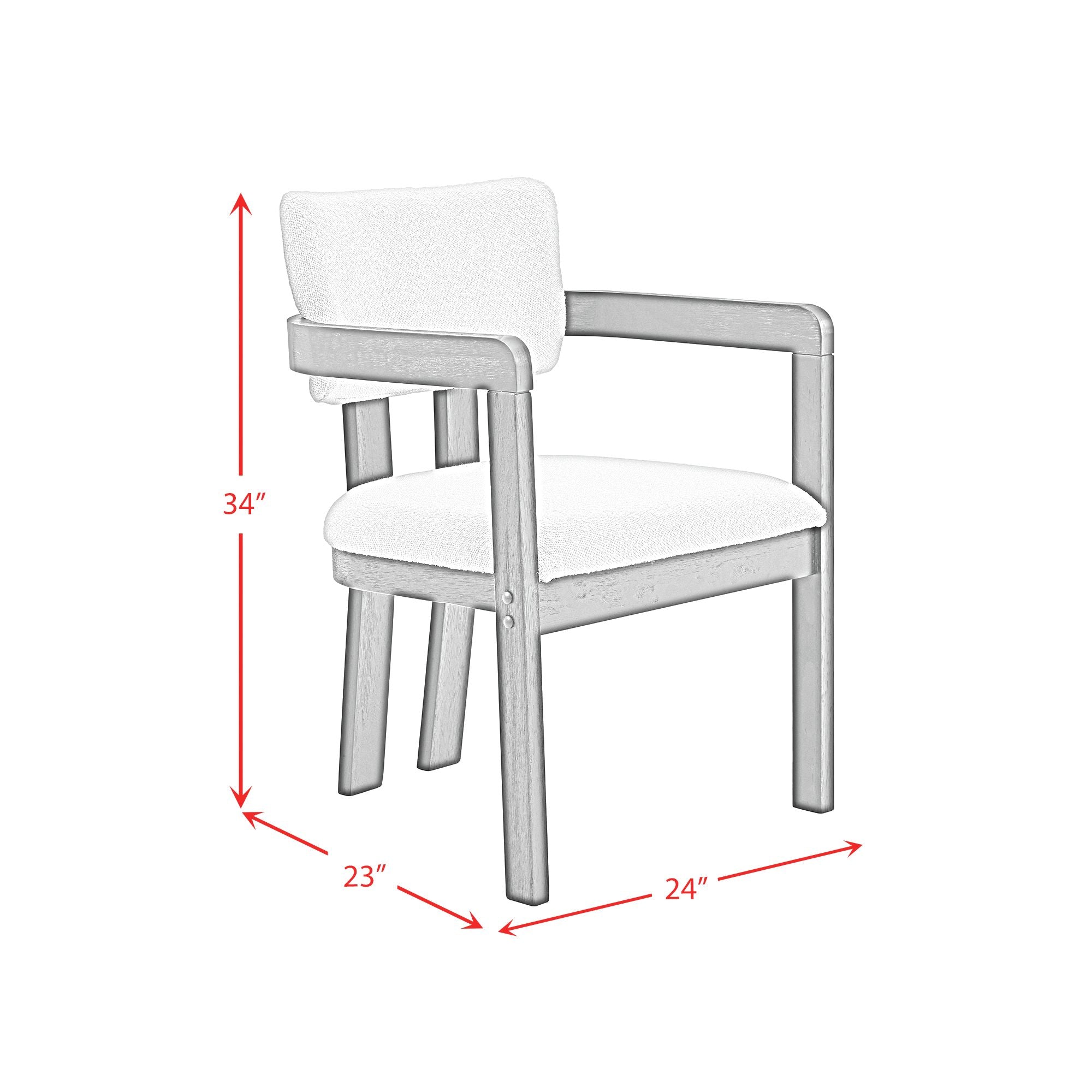 Portland-Arm-Chair-with-Snow-White-Fabric-in-Grey-(2-Per-Carton)